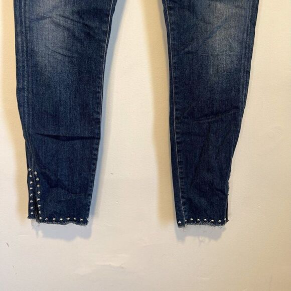 COH Citizens of Humanity Rocket High Rise Skinny Jeans with Studded Hem - Picture 5 of 8